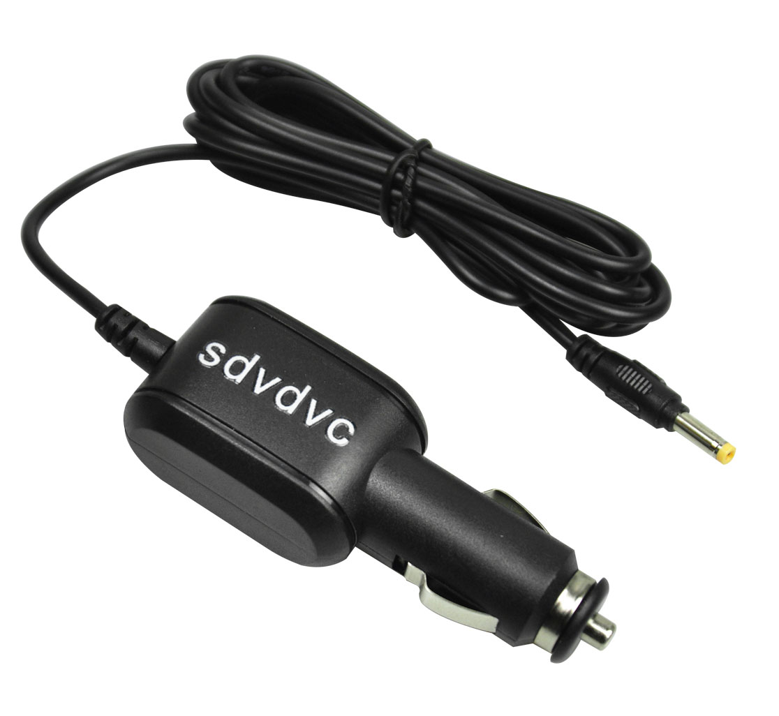 sdvdvc Car Charger Adapter for Portable DVD player, 6 Ft New Replacement Cigarette Lighter Power Cord Charger for Portable DVD Player
